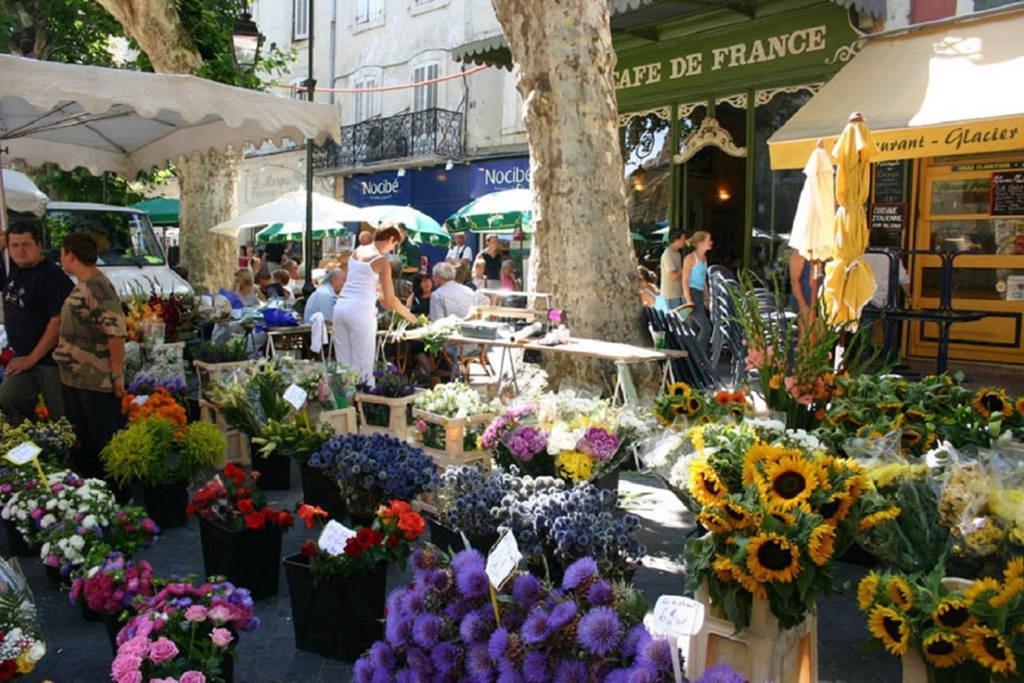 Studio De Charme Avec Sa Terrasse En Plein Coeur De Ville L'Isle-sur-la-Sorgue Luaran gambar